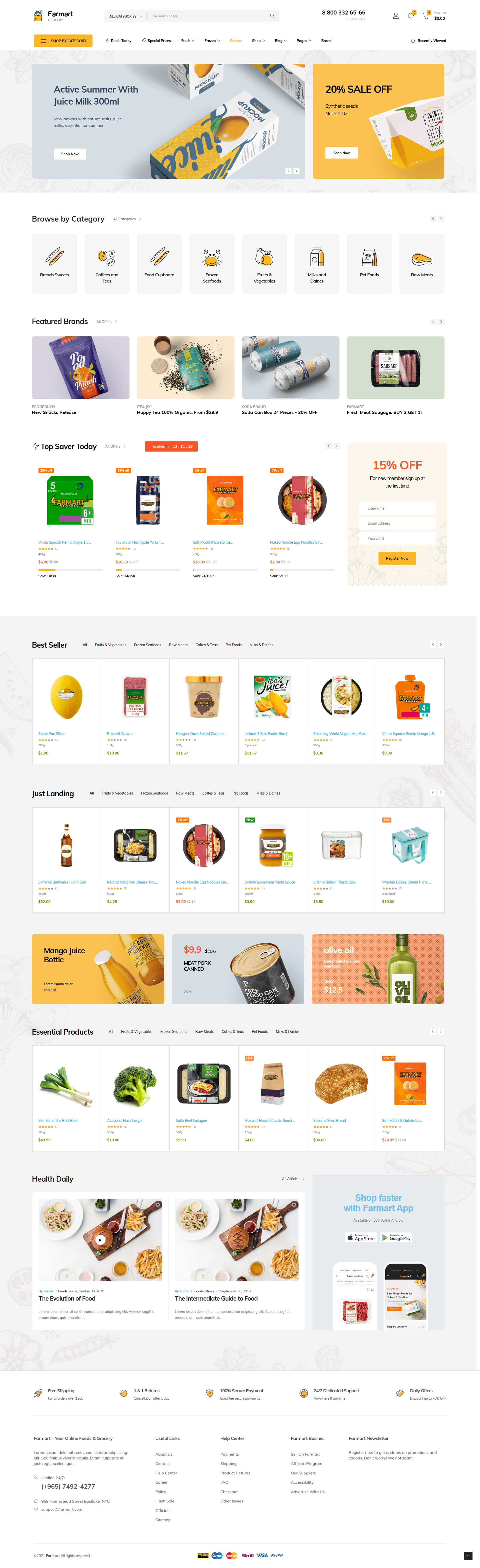 Farmart - Organic & Grocery Marketplace