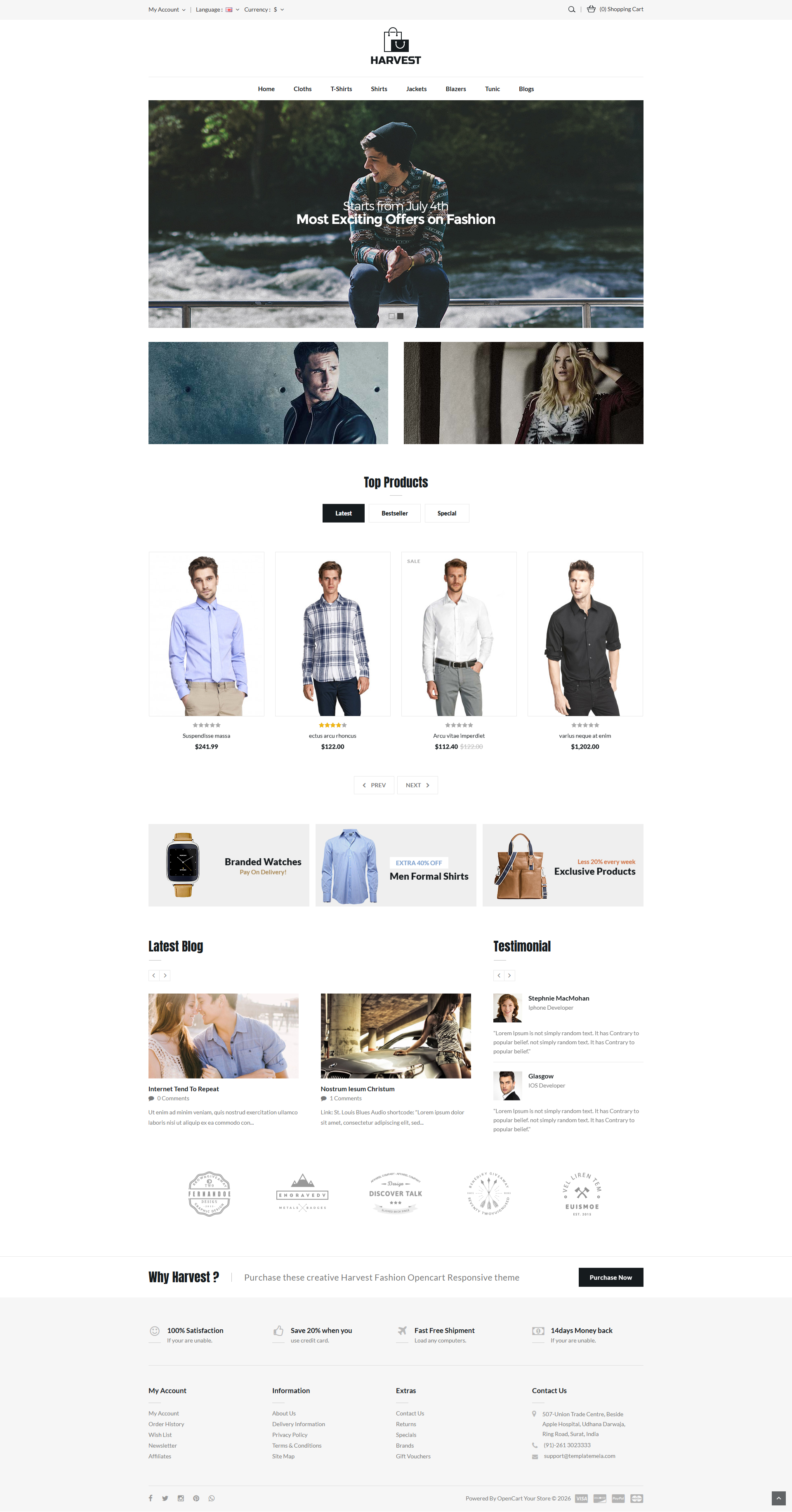 Harvest - Fashion Store