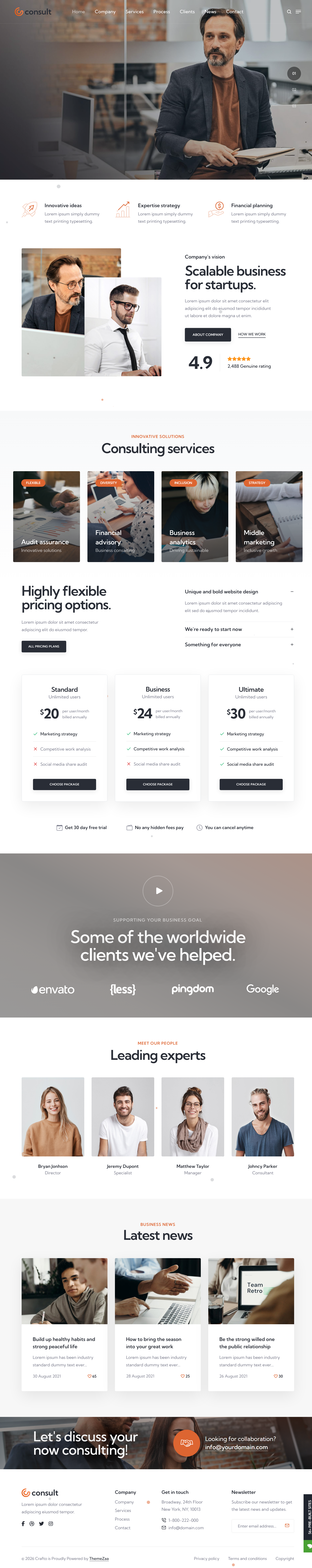 Crafto - Consulting Theme