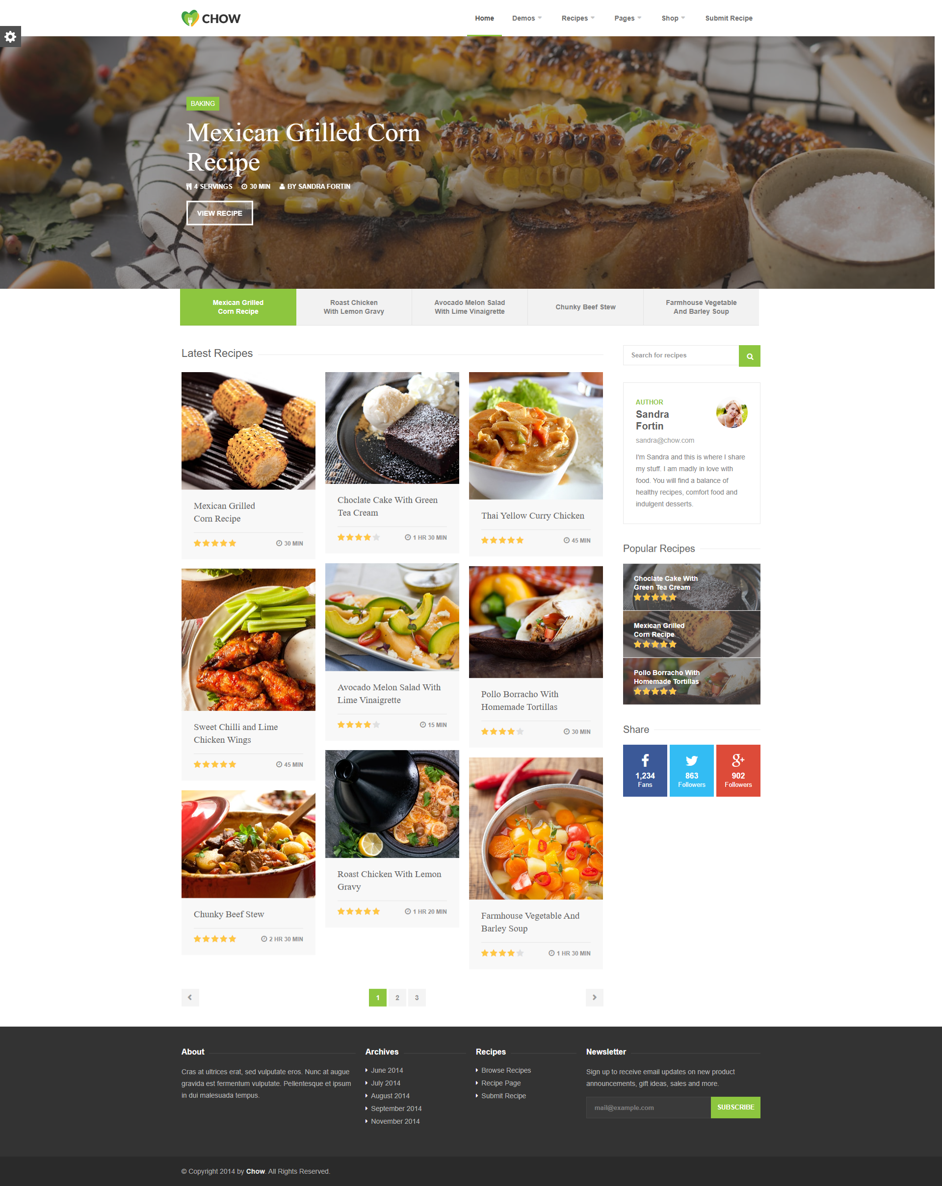 Chow - Recipes & Food Blog