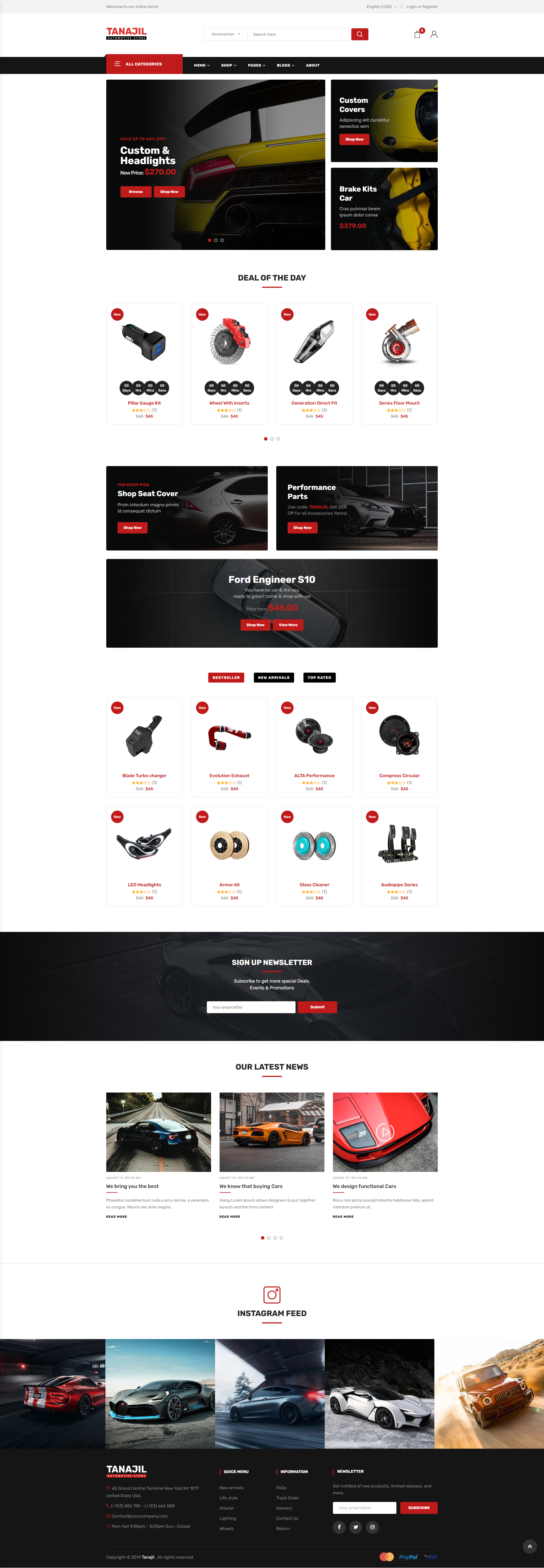 Tanajil - Automotive Store