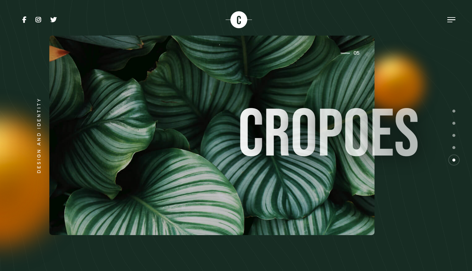 Crafto - Vertical Portfolio Theme