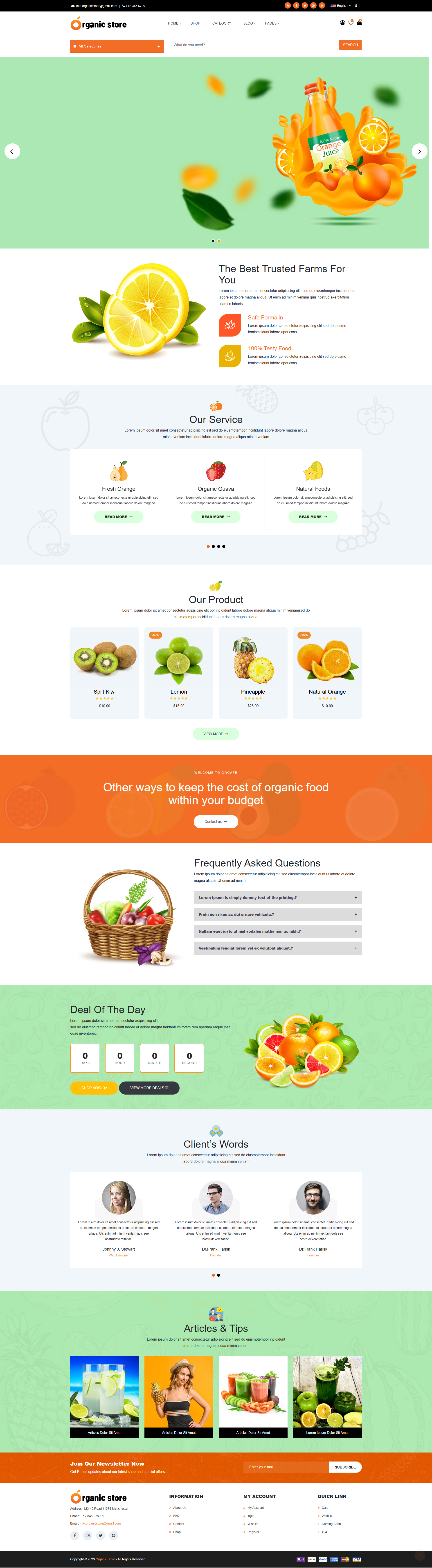 Organic store-Shop 2