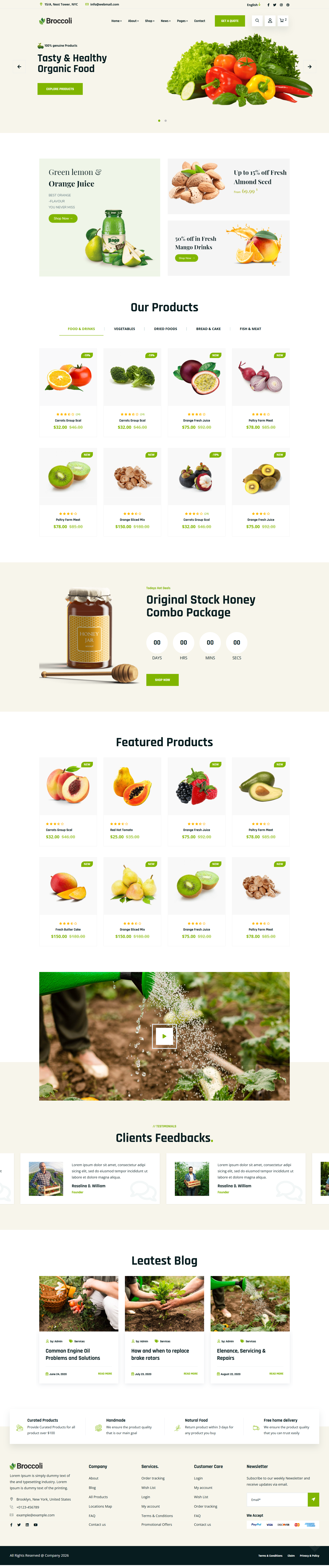 Broccoli - Organic Food