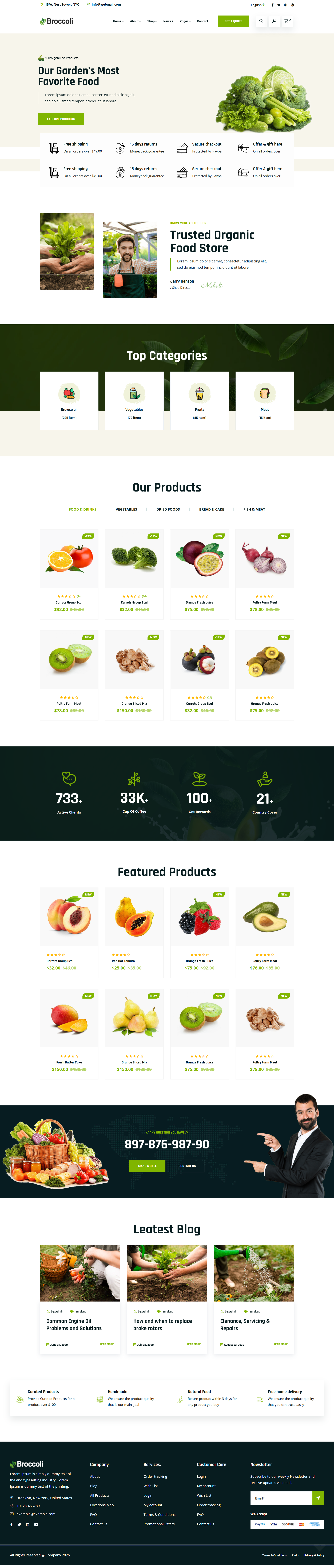 Broccoli - Organic Food