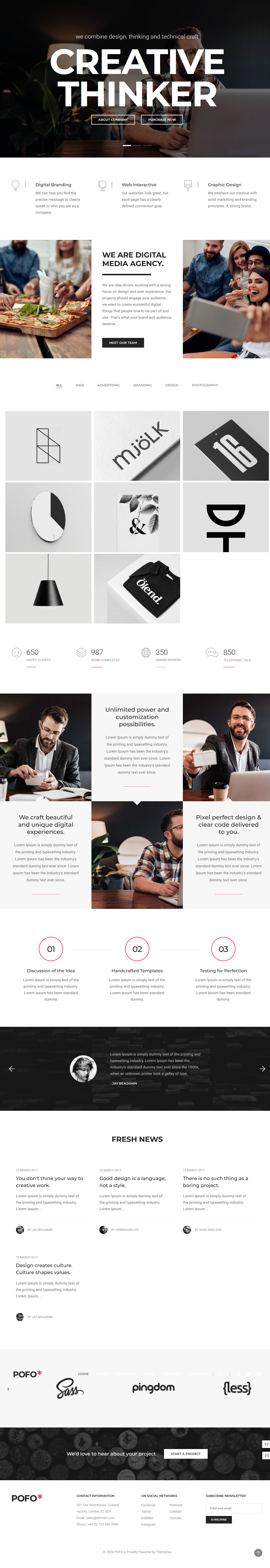 Pofo- Classic Startup Theme