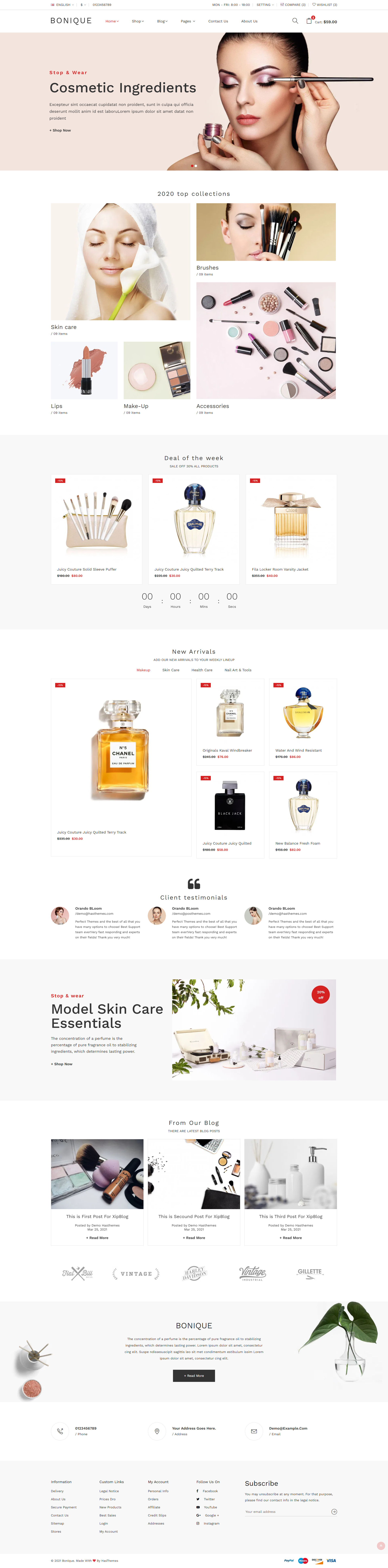 Bonique - Beauty & Cosmetic 1