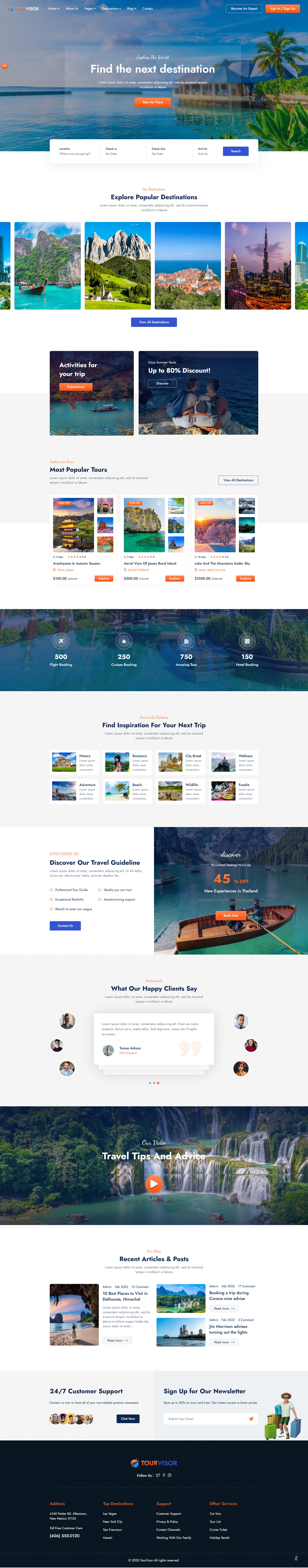 Tourvisor - Tour & Travels Agency