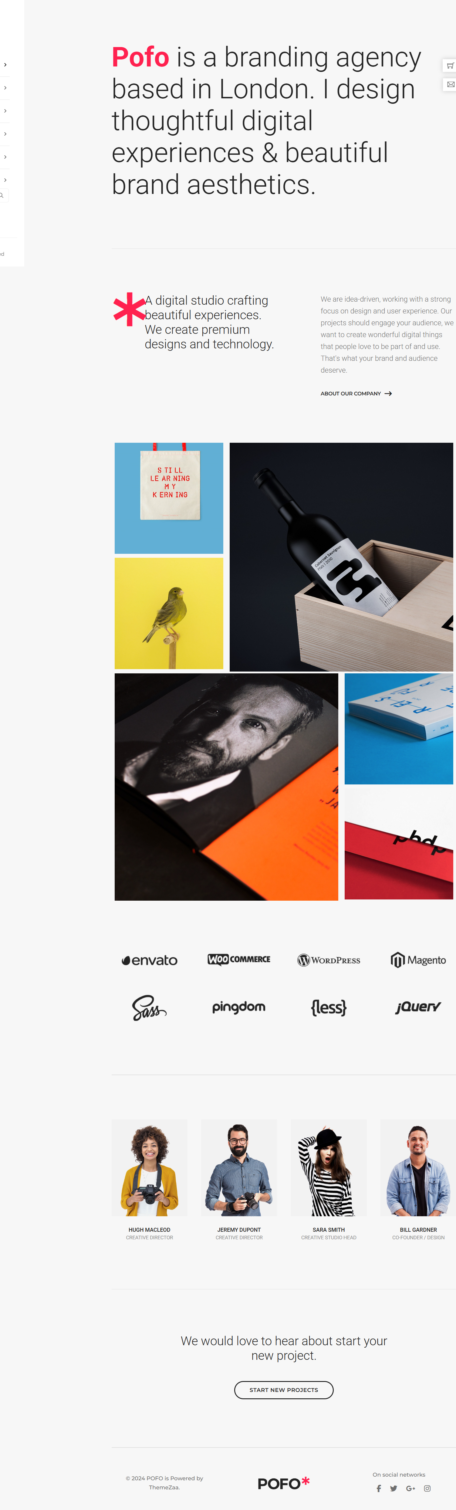 Pofo -  Creative Simple Portfolio