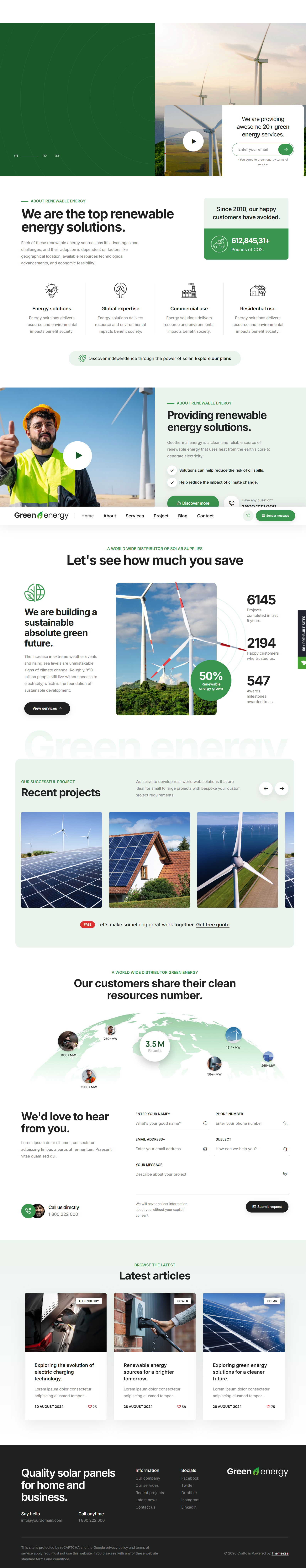 Crafto - Green Energy