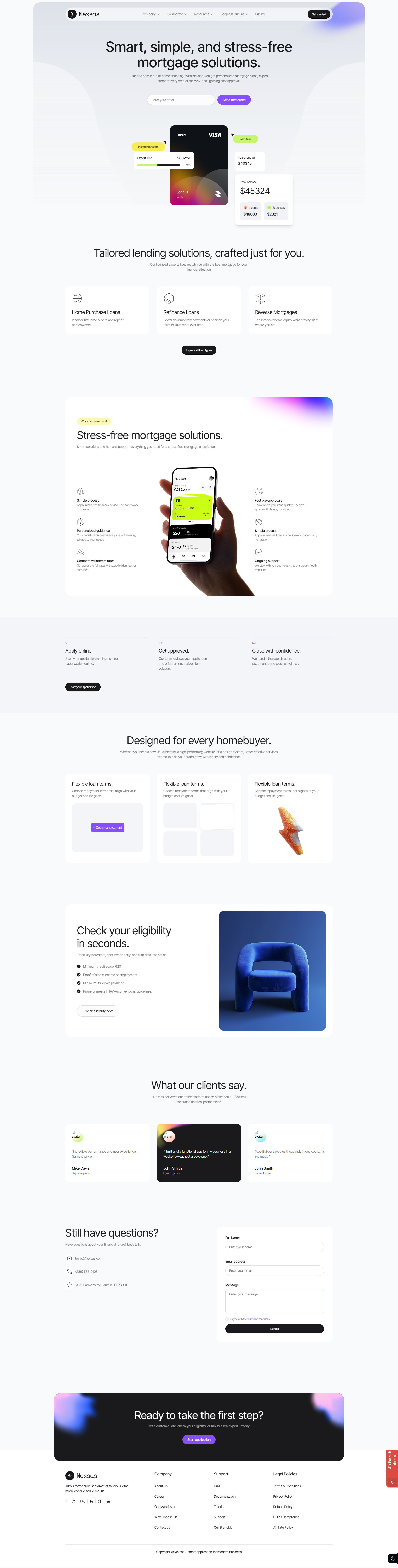 Nexsas-Mortgage Services