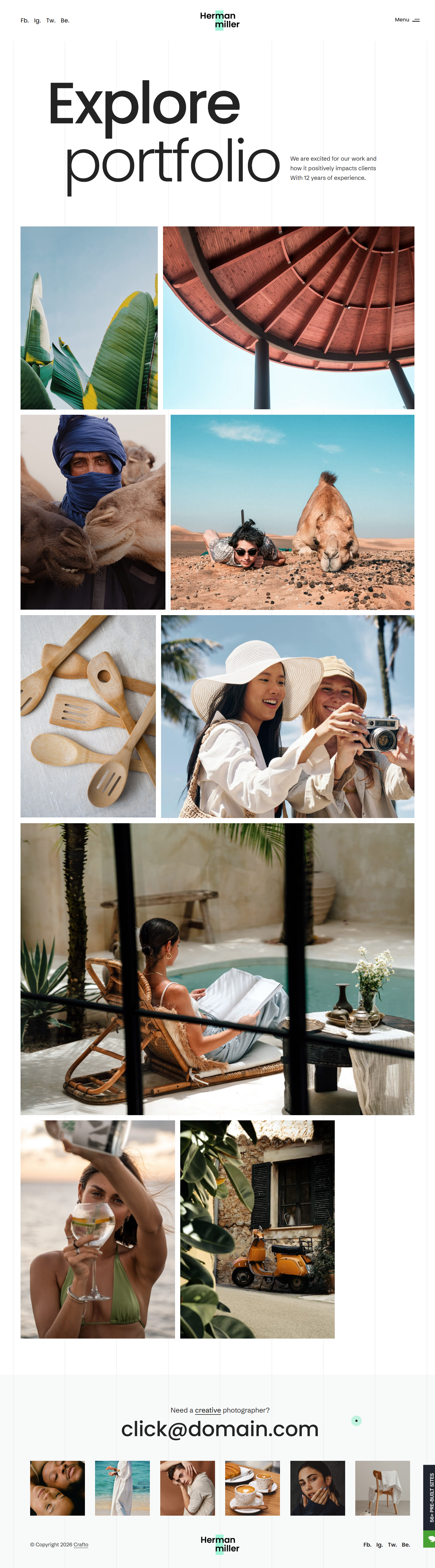 Crafto - Photography Theme