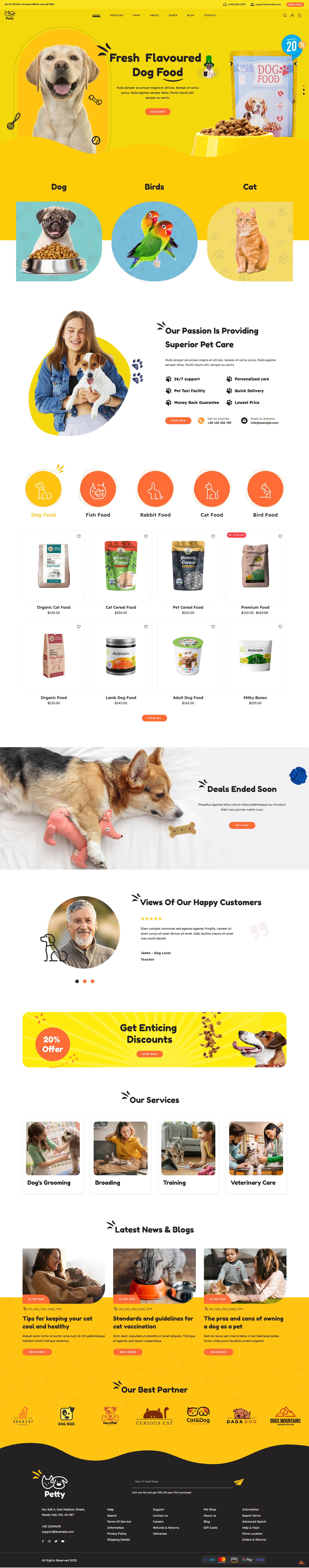 Petty - Pet Care and Pet Shop 1