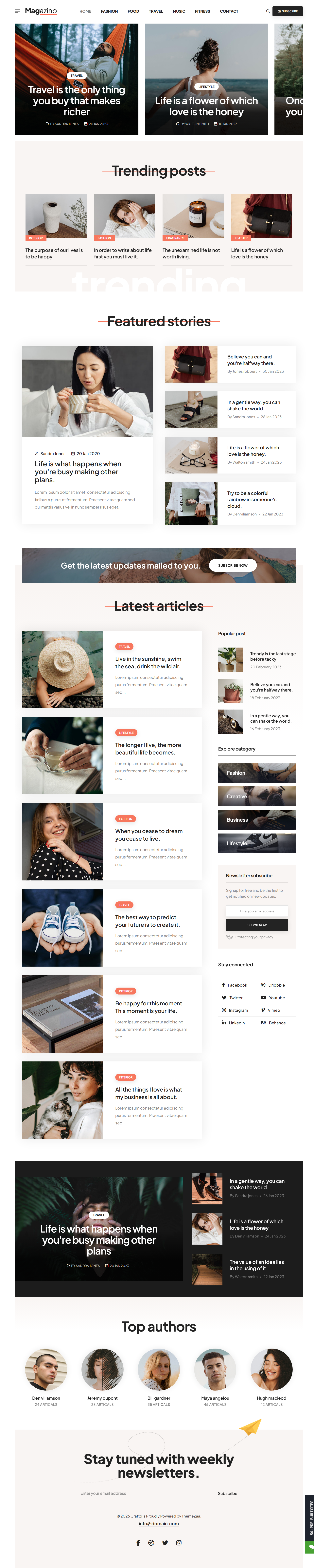 Crafto - Magazine Theme