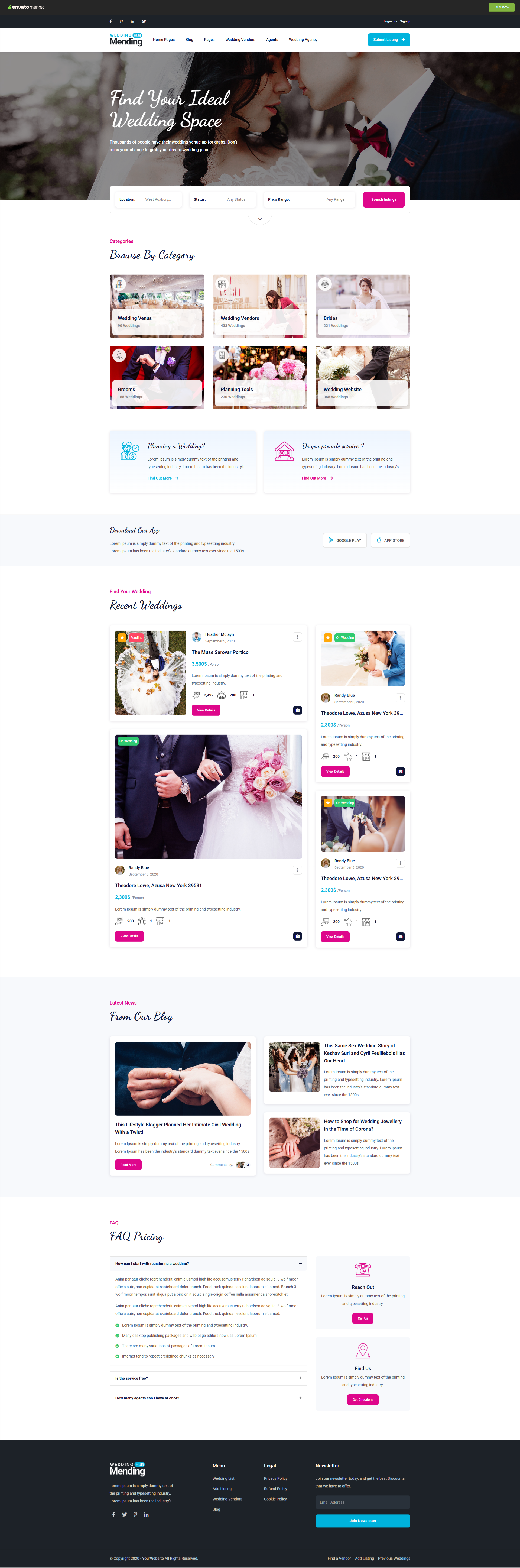 Mendinghub-Wedding Listing