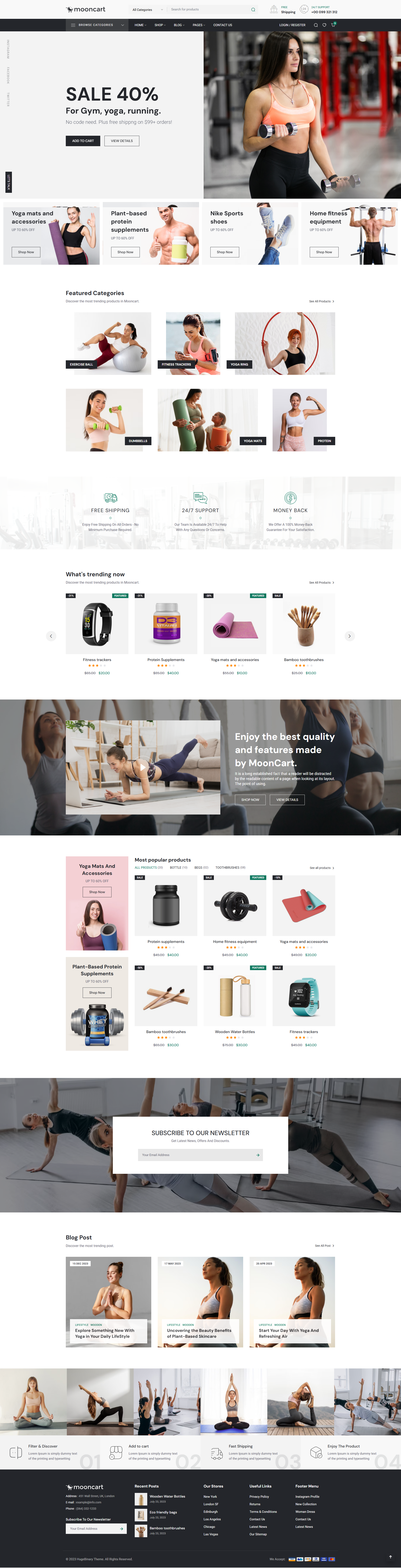 MoonCart - Health Shop