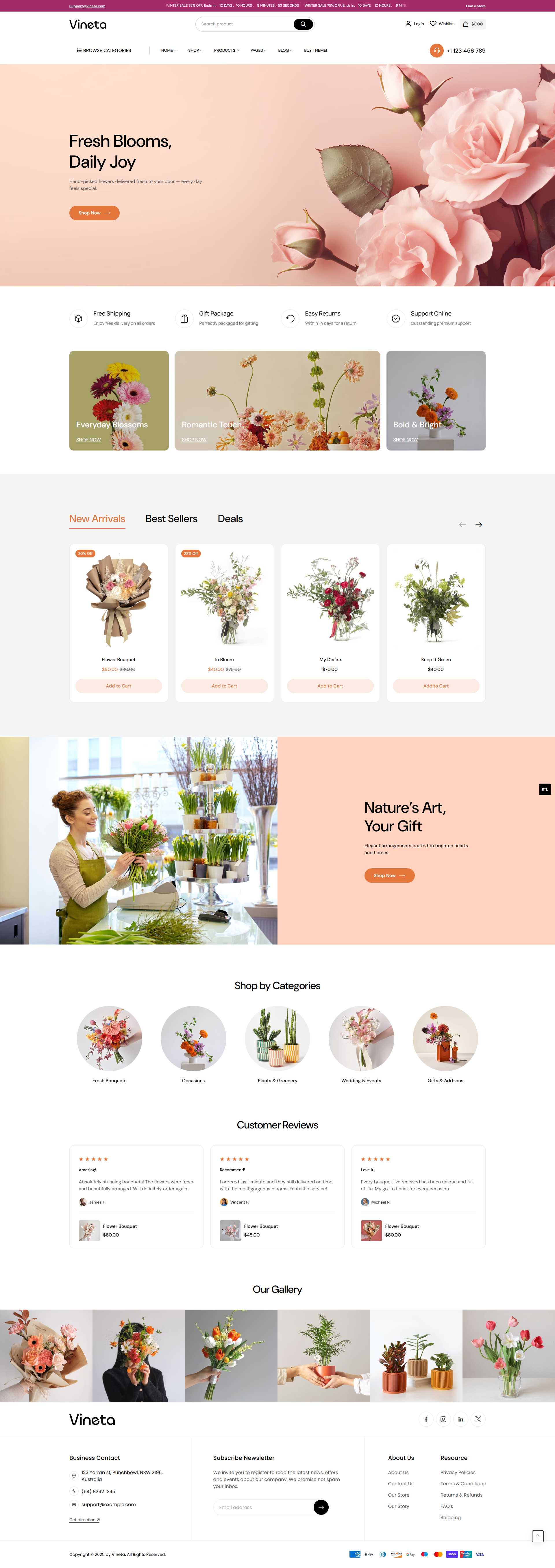 Vineta-Florist shop