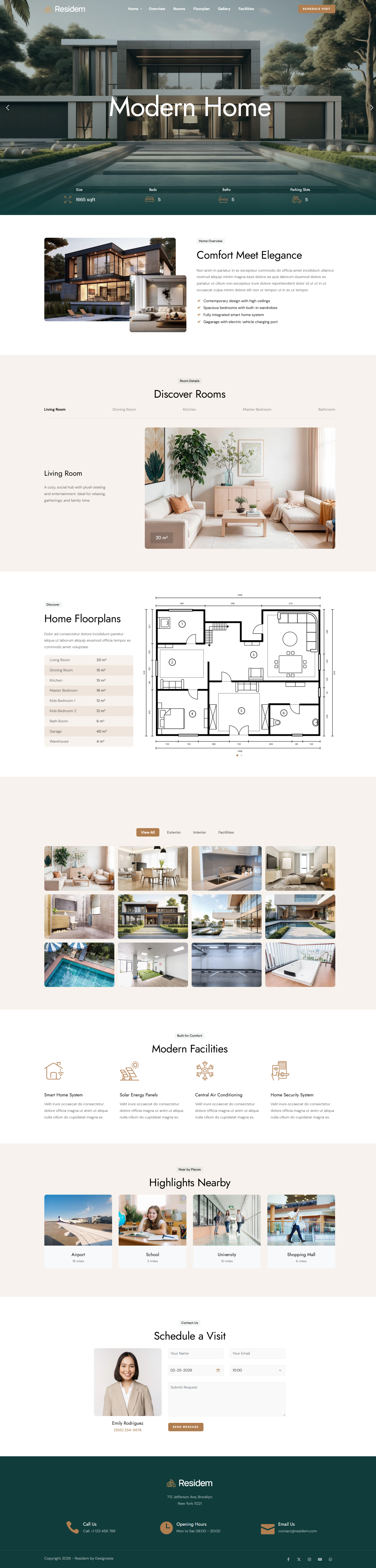 Residem - Single Property Theme 2