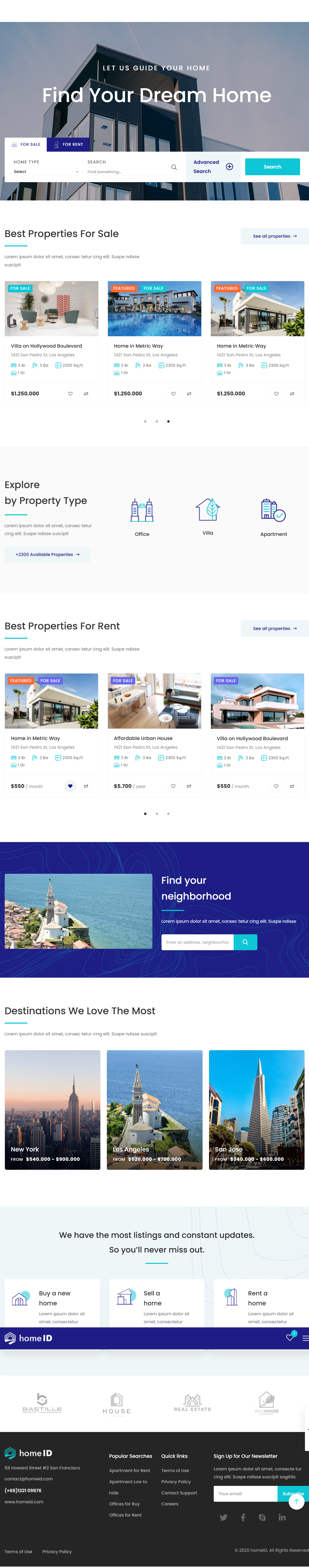 HomeID- Real Estate -Theme Forest 1