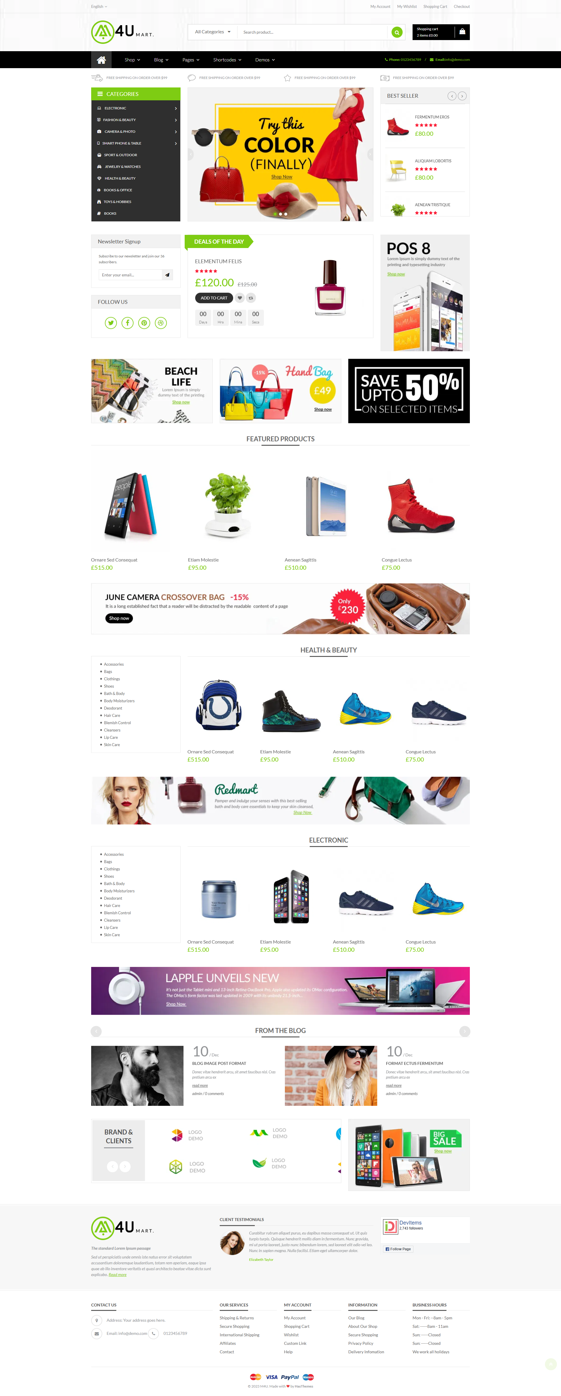 M4U - Multipurpose eCommerce