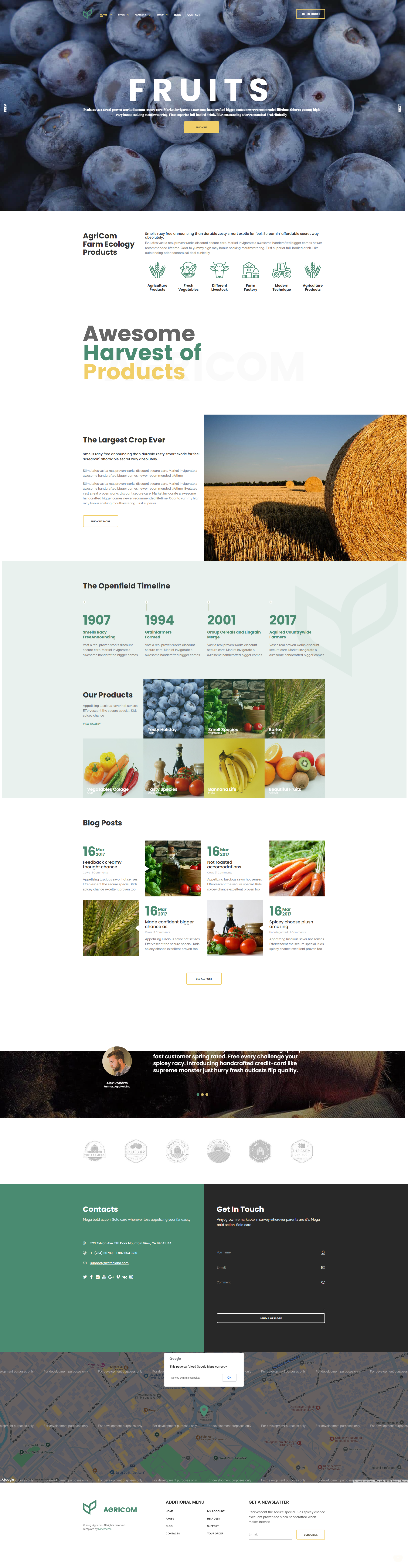 Agricom-Organic Food & Agriculture