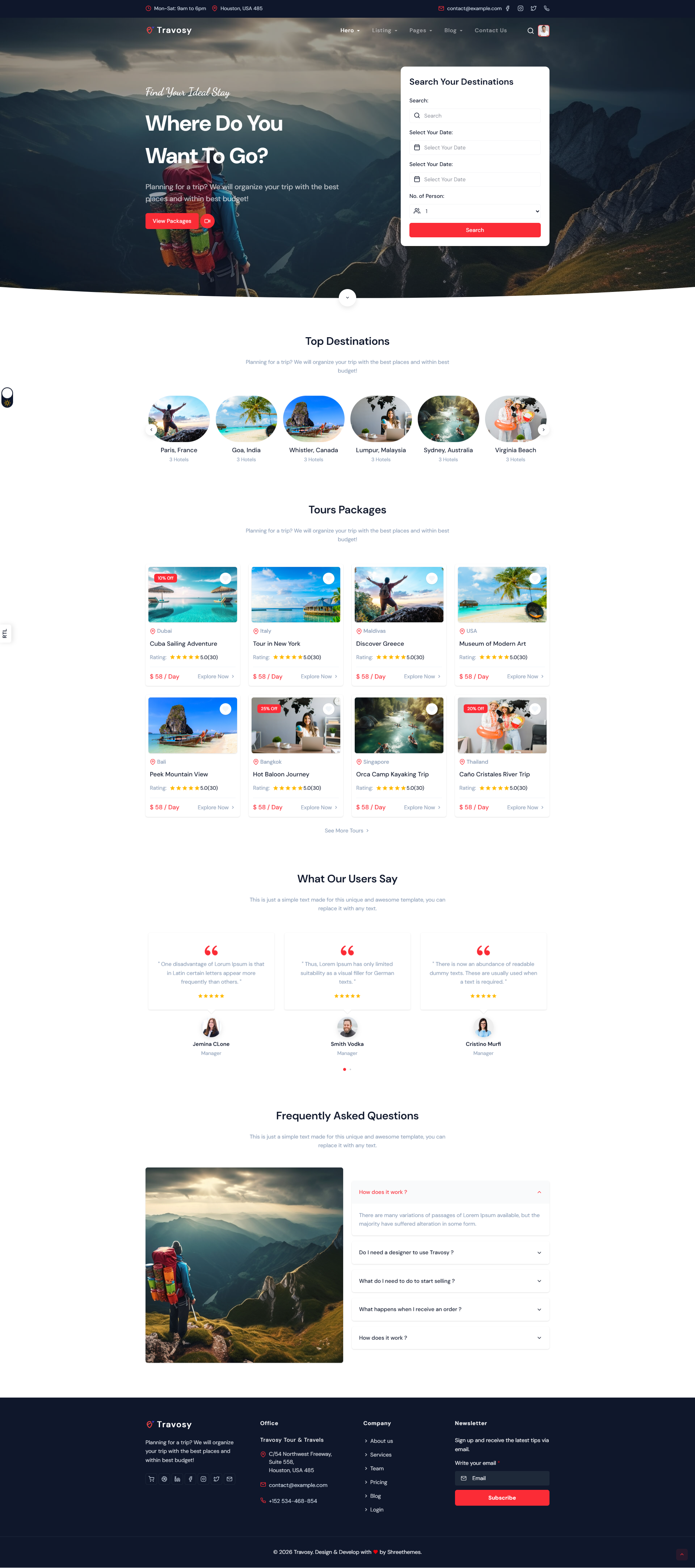 Travosy - Tour & Travels 4