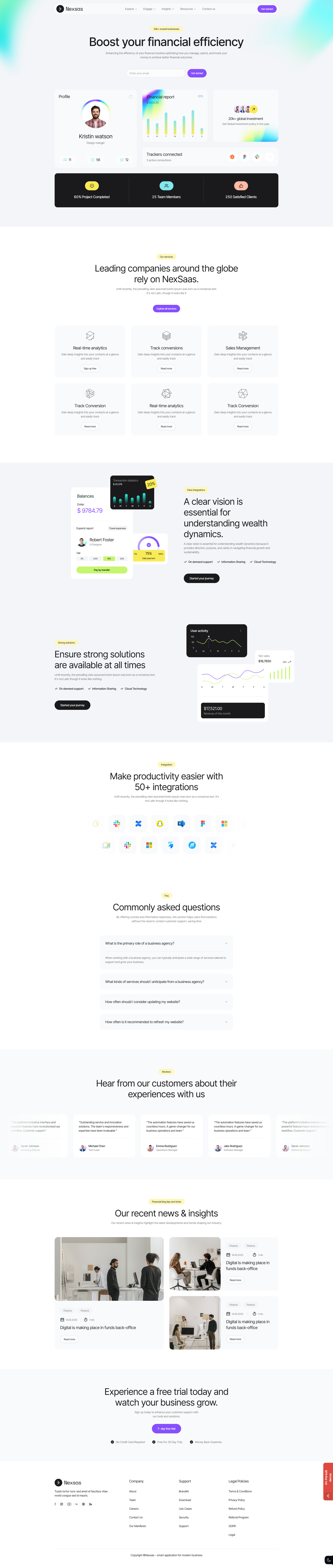 Nexsas-Financial Application