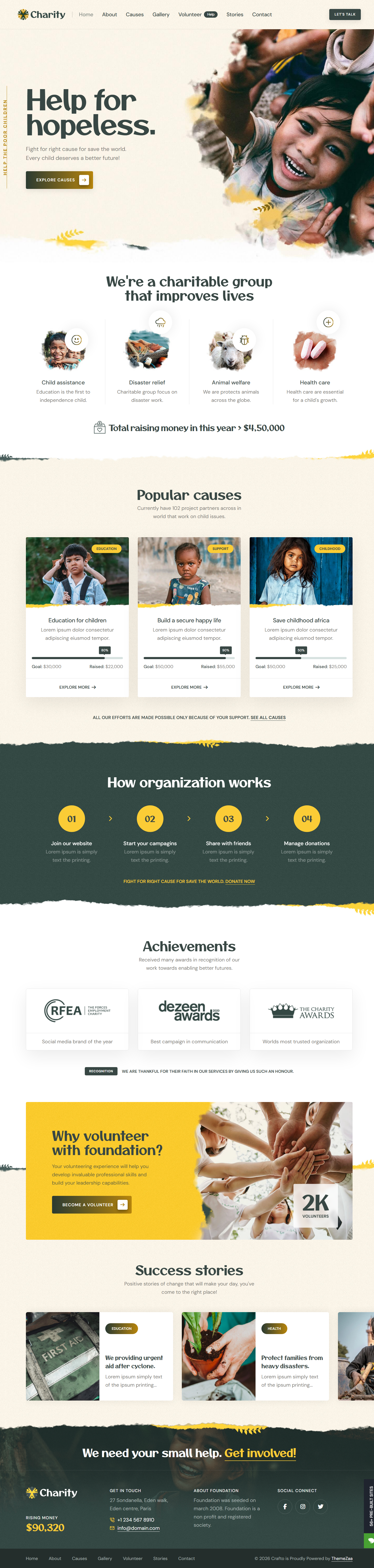 Crafto - Charity Theme