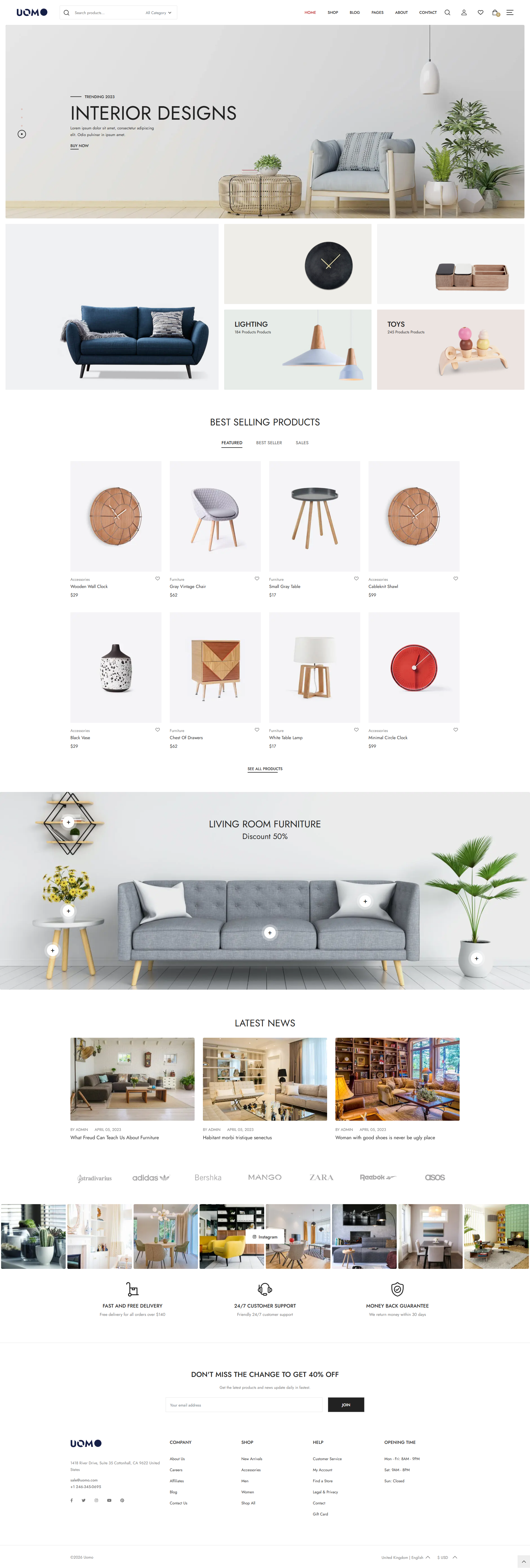 Uomo -Furniture shop