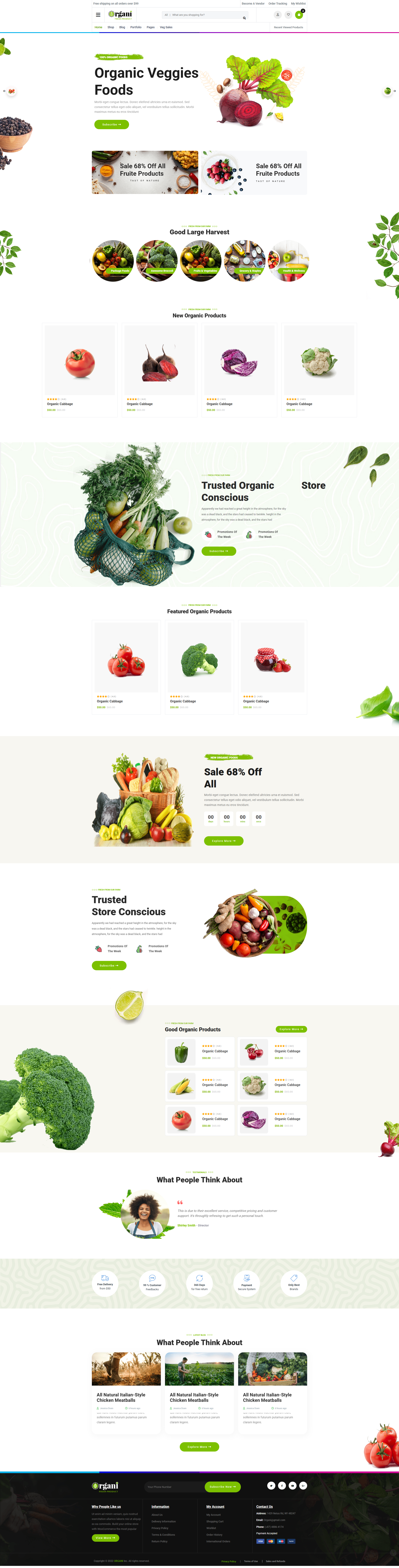 Organi - Fruits & Vegetables Store 4