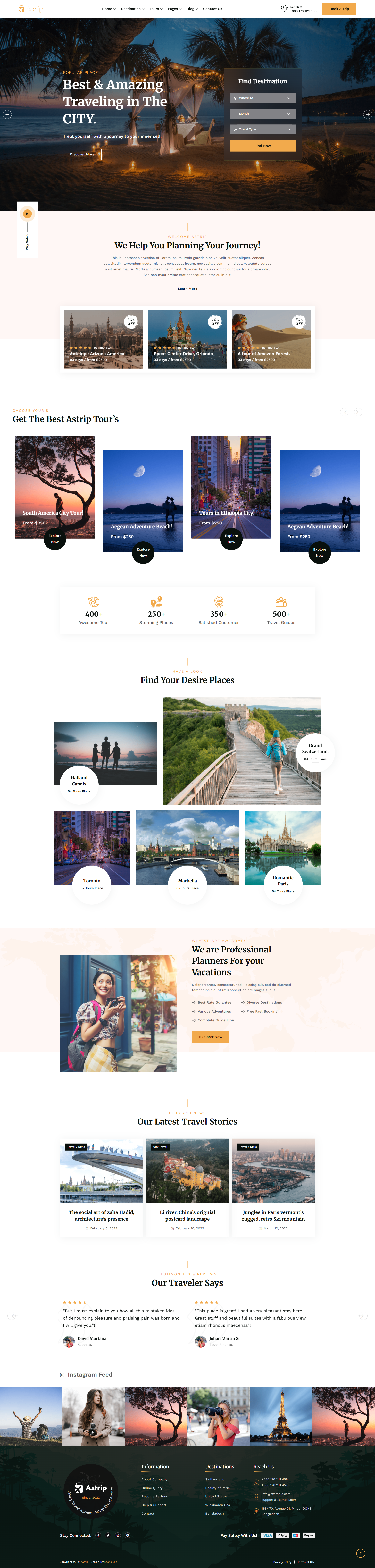 Astrip – Tour Booking & Travel Agency 2