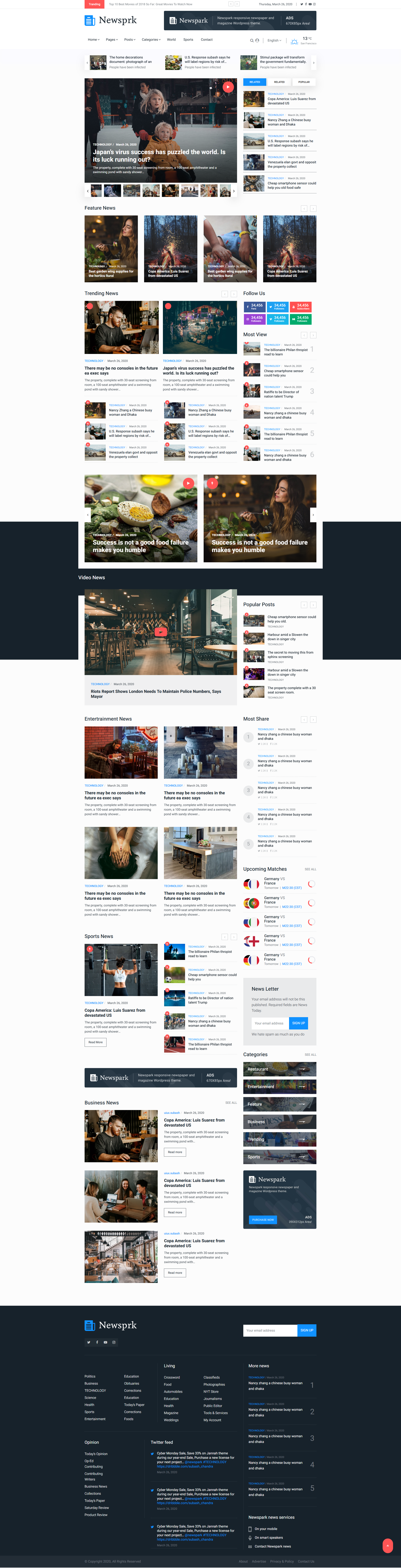 Newsprk - Blog Magazine