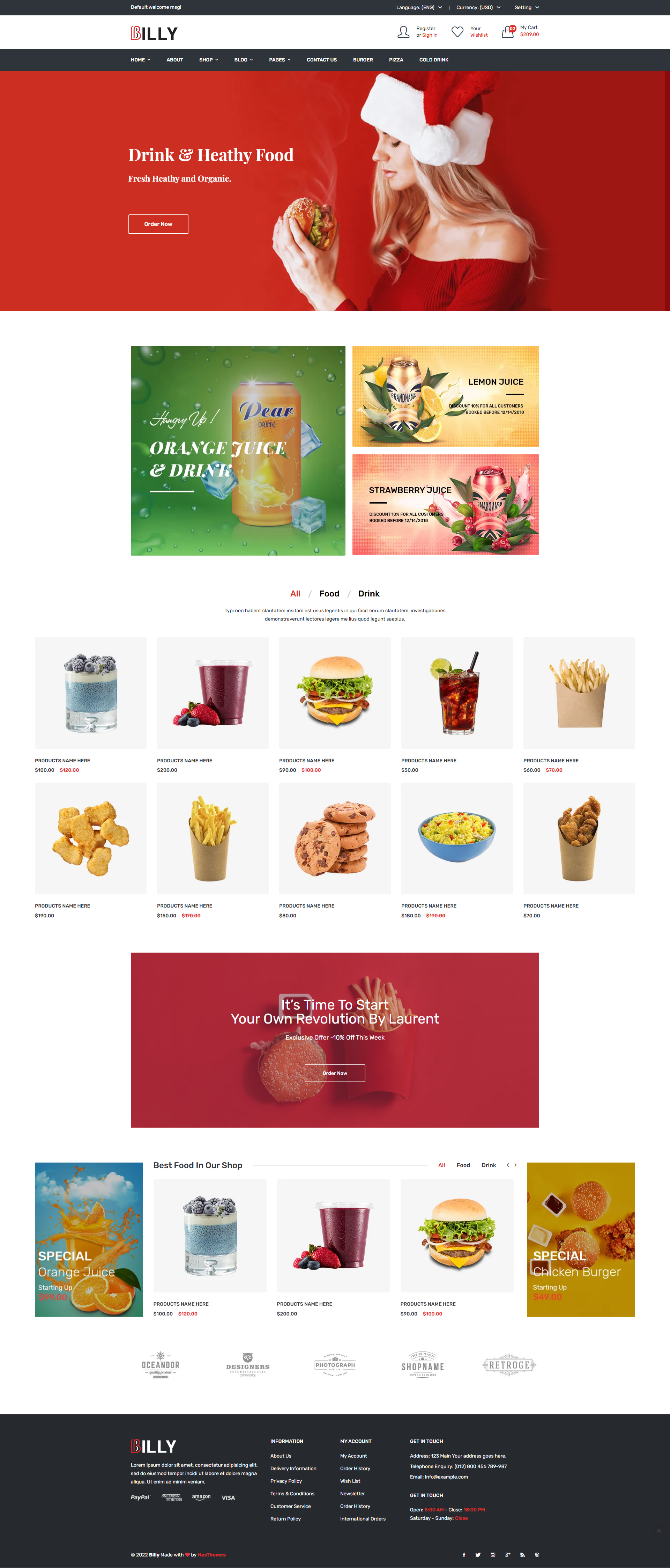 Billy - Food & Drink