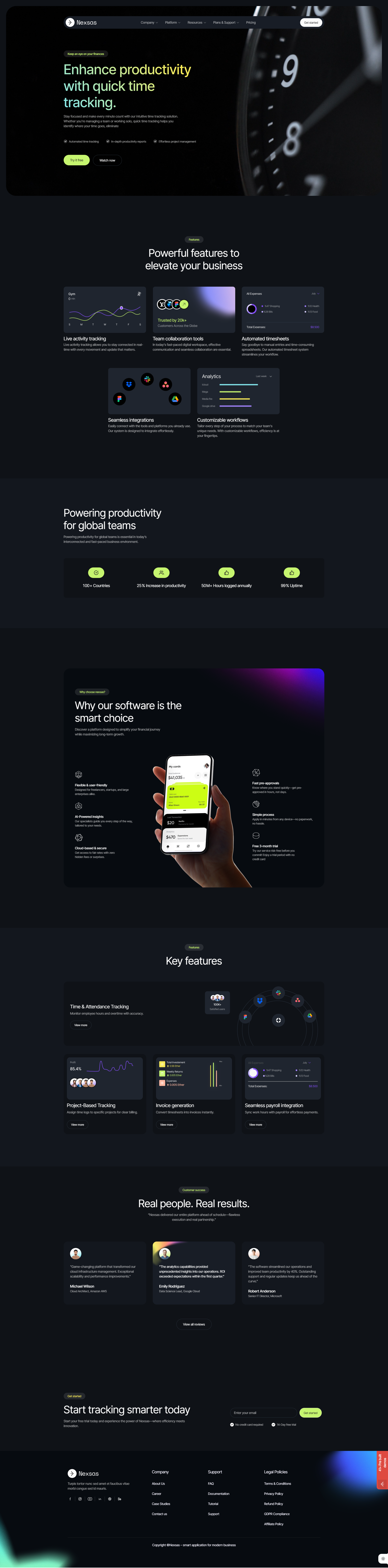 Nexsas-Time Tracking