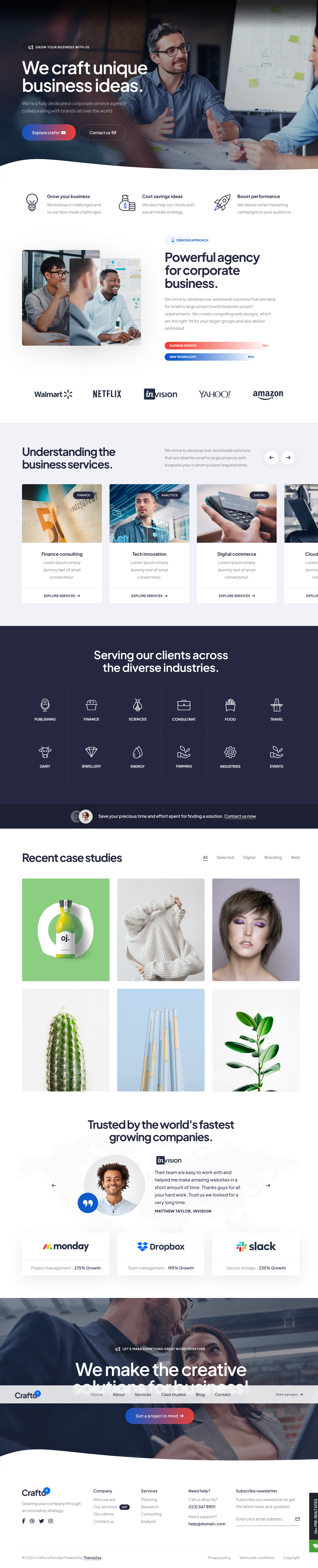 Crafto - IT Business Theme